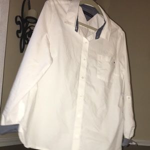 Tommy Hilfiger Button down White Long Sleeve Shirt